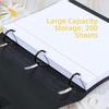 3 Ring Notebook Binder Thickened Loose Leaf Document Folder  Office Stationery Supplies