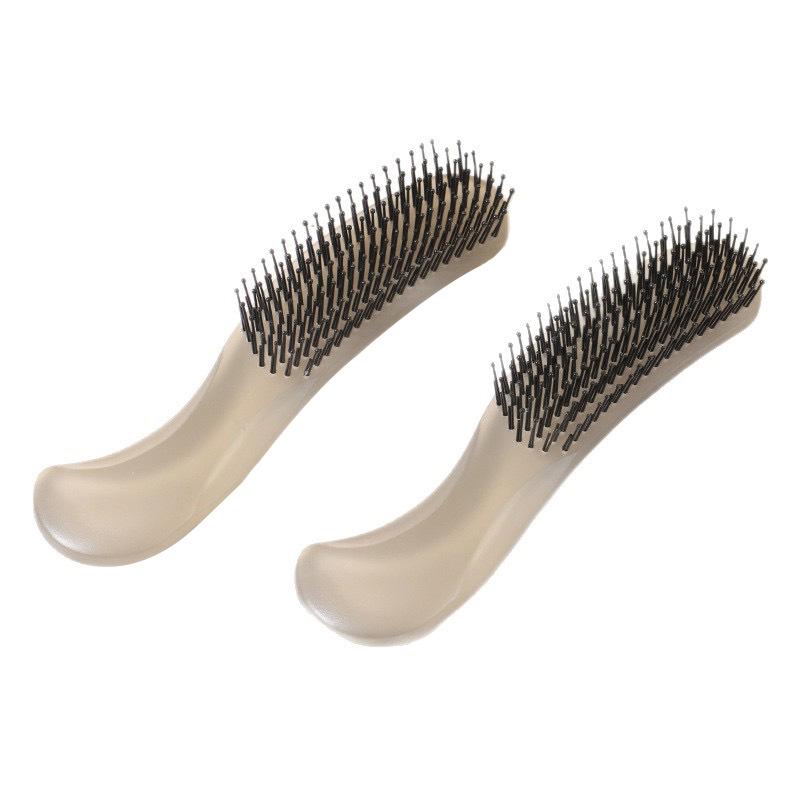 

Multi-Layer Matte Curve Hair Comb - Wet & Dry Styling, Portable, for Smoothing & Hairdressing