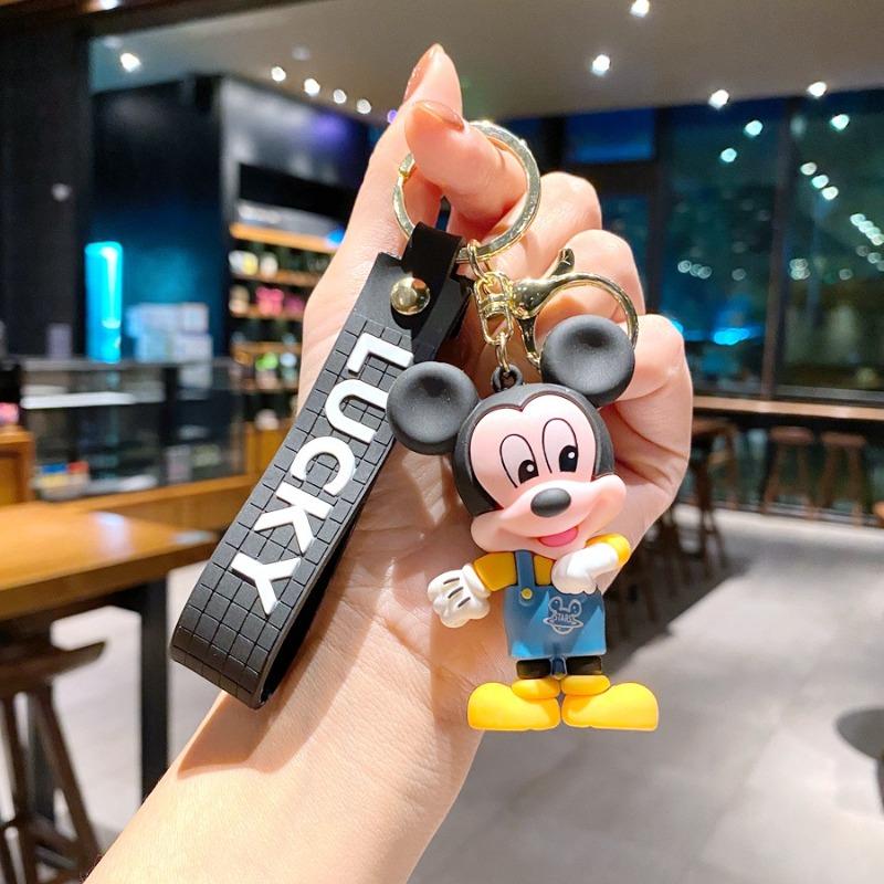 

Classic Mickey Minnie Donald Duck keychain pendant exquisite doll student backpack pendant car accessories key chain small gift