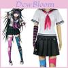 Danganronpa Ibuki Mioda Cosplay Costume Set Stylish Uniform Dress And Wig Combination
