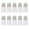 5er-Pack E26 auf E12 Adapter Konverter E12 Lampenfassung auf Mittlere Fassung 0~120V Max. 200W, 165℃ Hitzebeständiger Lampenfassungsadapter