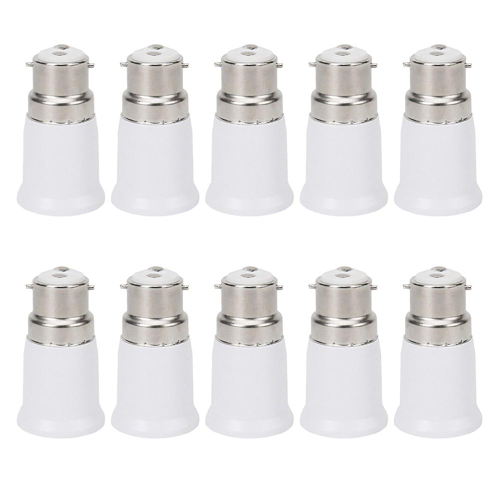 5er-Pack E26 auf E12 Adapter Konverter E12 Lampenfassung auf Mittlere Fassung 0~120V Max. 200W, 165℃ Hitzebeständiger Lampenfassungsadapter