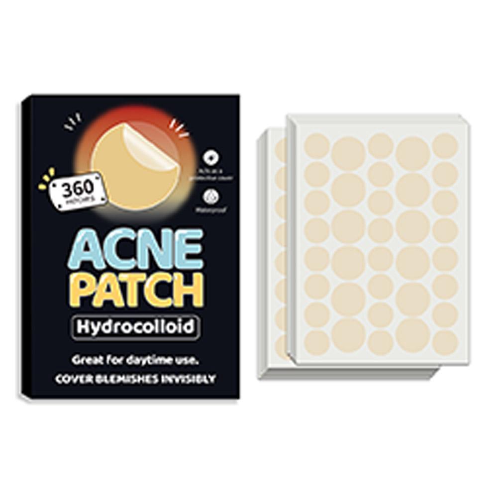 Transparent Skin Tone Large Capacity Acne 0atch Round PE Acne Patch With Bag Coverage Facial Care