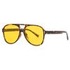 Comfortable Durable High Quality Designer Style Stylish Retro Oversized Square Shaped Female Women Sun Glasses