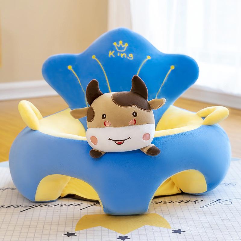 Adorable Animal-Shaped Infant Training Chair & Plush Sofa