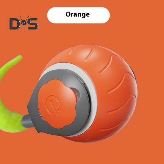 Elektrisches Katzenballspielzeug, intelligentes selbstrollendes Ballspielzeug, bissfestes, über USB wiederaufladbares Haustierspielzeug für Hauskatzen zur Linderung von Langeweile