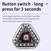 Solar Triangle LED Warning Light USB Rechargeable Vibration Sensor Car Safety Strobe 6 Modes