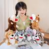 Stofftier Spielzeug Hand Finger Geschichtenpuppe Kawaii Puppen Lernspielzeug Löwe Tiger Elefant Affe Geschenke
