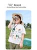European Boys' Cool-Touch Cotton Short-Sleeve T-Shirt, Summer 2026 Collection for Toddler and Kids
