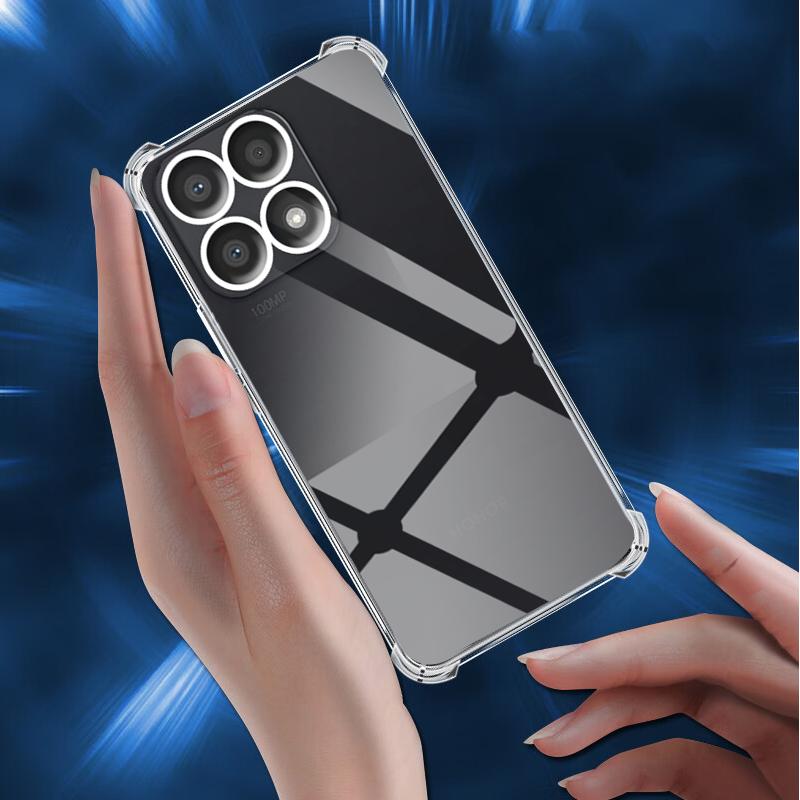 Shockproof Clear Case for Honor X8a CRT-LX1 Soft Silicone Transparent Back Covers for Honor X 8 A X8 8a Phone Protective Camera