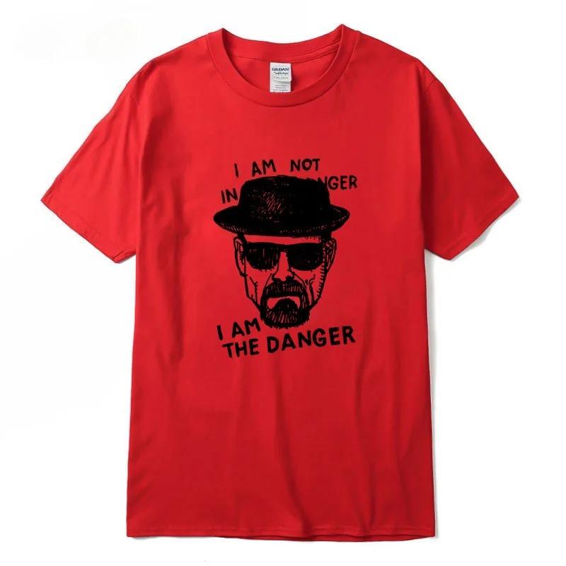 Men's T-shirt Cotton Short Sleeve Breaking Bad Men T-shirt Casual Heisenberg Print Tshirt Cool T-shirt Male Men Tops