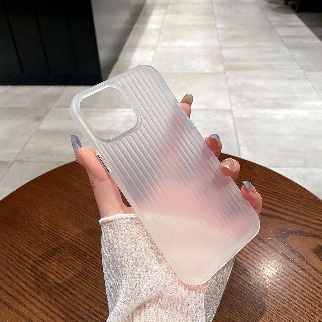 Skin Friendly Phone Case for iPhone 11 12 13 14 15 16 iPhone 11 12 13 14 15 16 Pro 12 13 14 15 16 Pro Max Luxury Corrugated Pattern Shockproof Cover