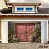 2D Plane 1 Piece Featuring a Rural Barn Door Design Suitable As a Photography Prop for Rural Farmhouse Style.