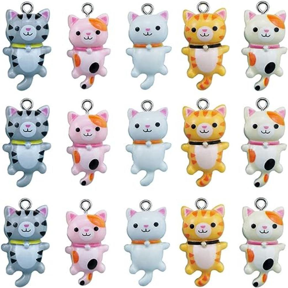 

Necklace Cute Resin Cat Pendant Resin Charms Pendant Pendant Amulet Decorative Accessories