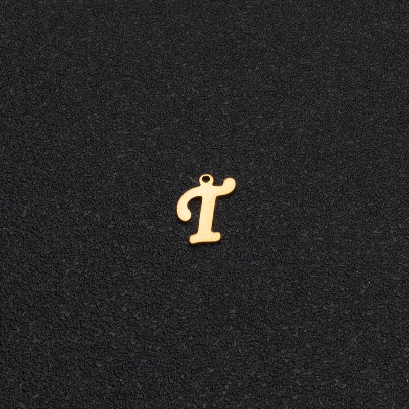 Custom Stainless Steel A-Z Letter Charms - Fade-Resistant DIY Pendants