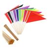 Wanxing Red Triangular Hand Waving Flags (10-Pack)