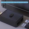 2 in 1 Out/ 1 in 2 Out USB KVM Switch High Speed Bi-Directional USB Switch  Keyboard
