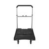Foldable Push Cart Dolly, 149.69 kg Capacity, Folding Platform Truck with Swivel Wheels, Moving Platform Hand Truck Flatbed Cart, Adjustable Push