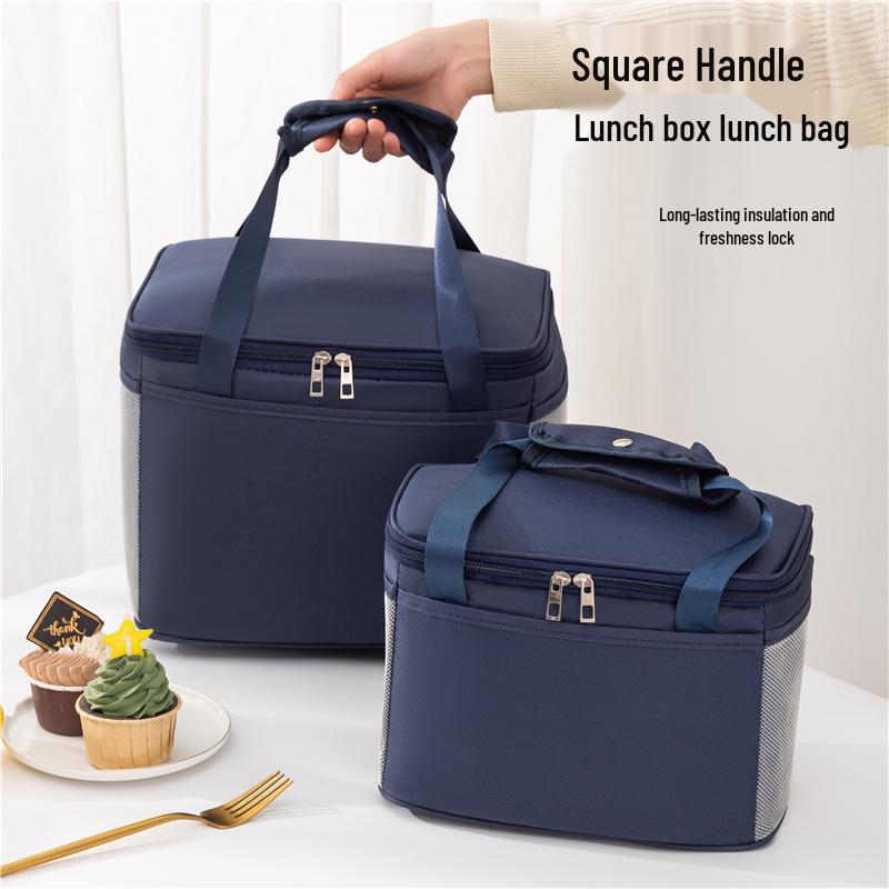 Waterproof Insulated Bento Lunch Bag with Aluminum Foil for Students and Office Workers