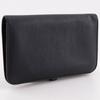 HERMES Dogon Duo Purse black Togo unisex Used