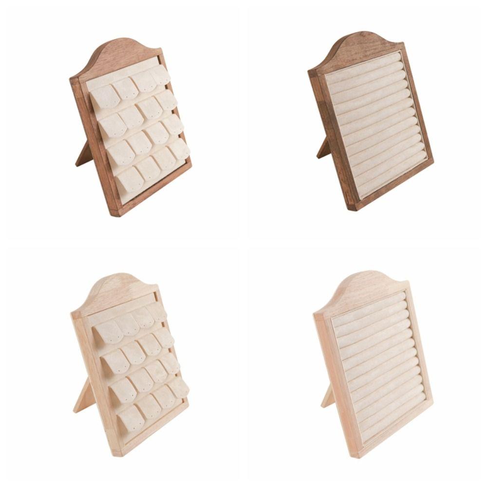 Vertical Wooden Jewelry Tray Large Capacity Jewelry Display Holder  Jewelry Storage