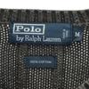 Polo by Ralph Lauren Long sleeve V neck knit M Sweater with elbow patches Men's Used
