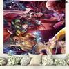 Demon Slayer Wall Tapestry Aesthetic Wall Hanging Printed Fabric Blanket Decorative Tapestries For Bedroom Living Room Home Decor