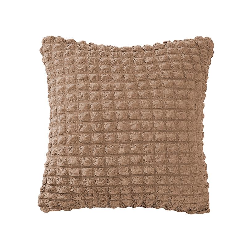 2 Packs Throw Pillow Covers 18x18 Inch for Living Room Couch Bed Sofa Soft Striped Corduroy Square Cushion Case 45x45 cm Farmhous Home Decor