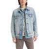 Levis Locker Unifarben Spitzkragen Einreihig Langarmjacke Herrenjacken Blau A5782-0002