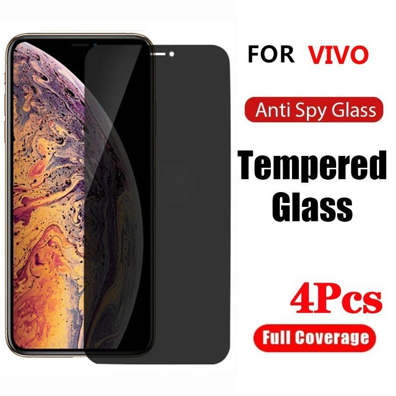 

4Pcs Anti-Spy Privacy Tempered Glass VIVO Y27S Y36 Y02 Y16 Y02S Y35 Y76 Y15A Y15S Y21S Y27 Y12S Y12A Y30 Y20 Y11 Y93 Y91 Y95 Y21T Y20S G V9 V21E V25 VIVO Y02T/ VIVO Y02A чёрный
