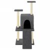 VidaXL Cat Tree with Sisal Scratching Posts Dark Grey 110 Cm 172039