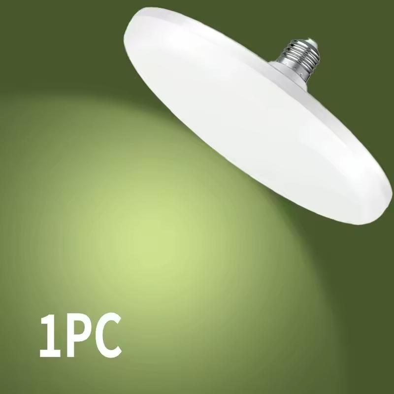LED Bulb AC 220v E27 Base Household Energy Saving Lamp 30W Indoor Lighting Flying Saucer Light 6500k Ceiling Lamp Garage Light