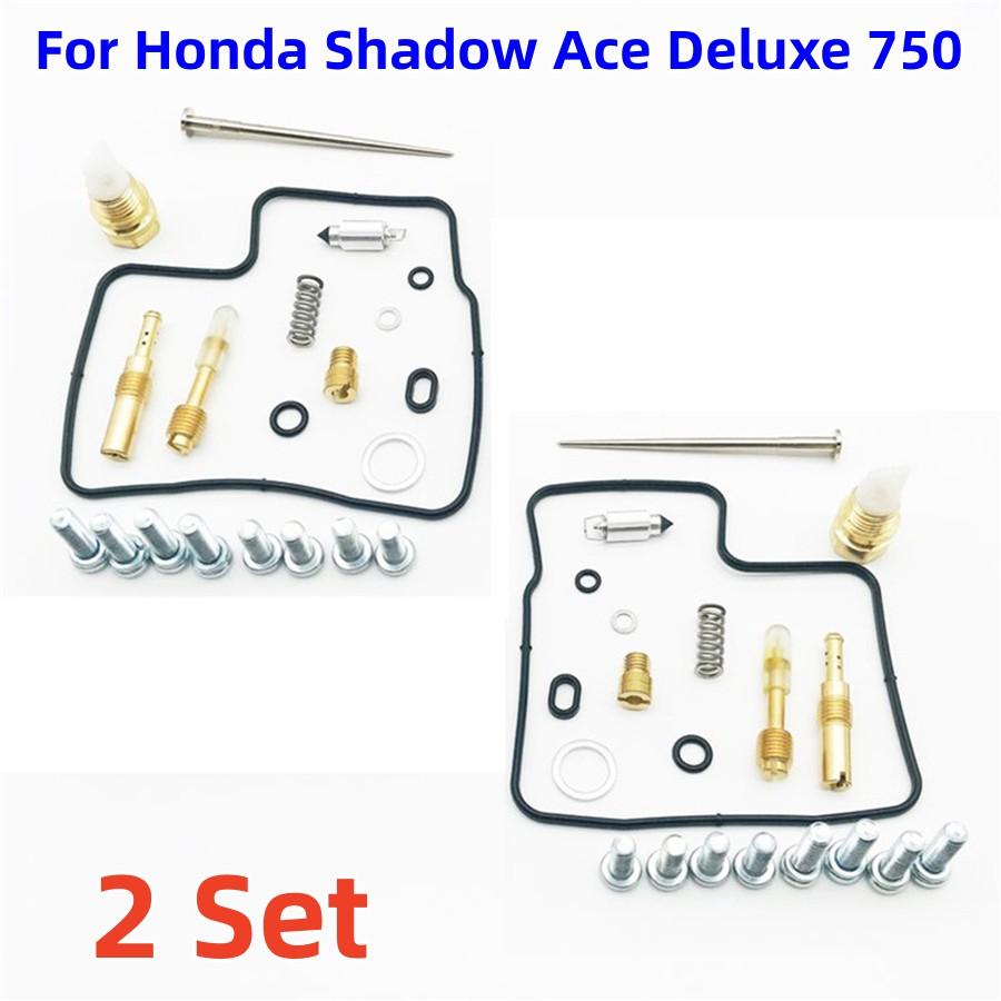 2 Sets Carburetor Repair Kit For Honda Shadow Ace 750 VT750CD Deluxe 1999-2001