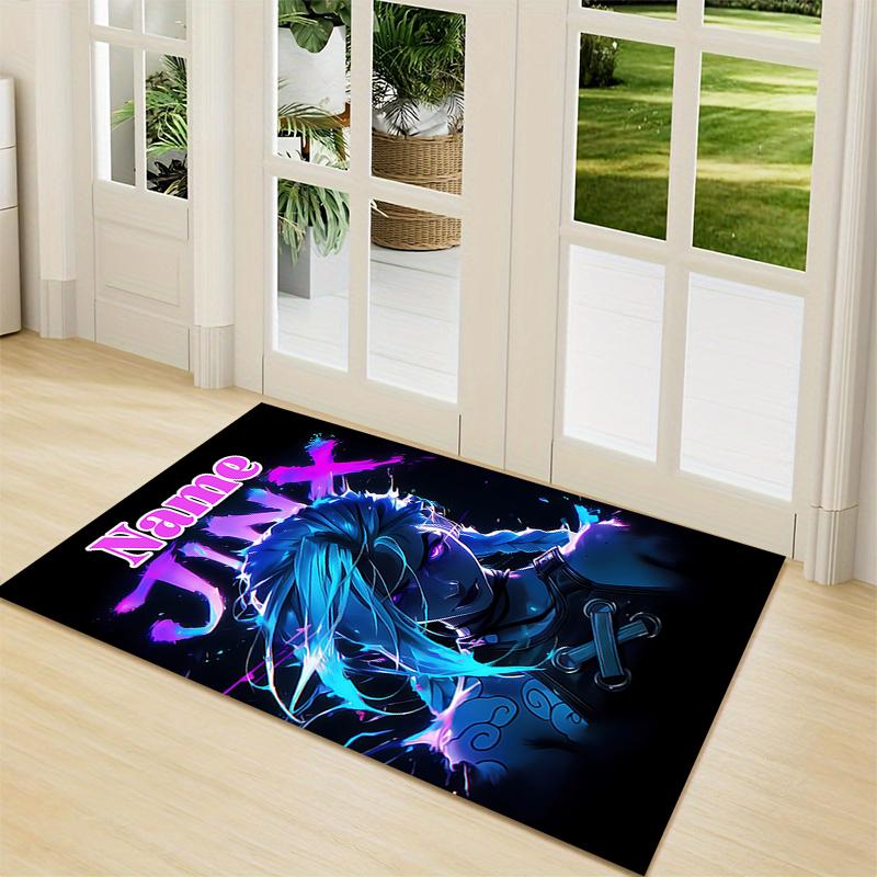 Custom Name Sniper Skull Artwork Carpet Rug Customizable Soft Washable Anti-Slip Home Living Room Sofa Mats Personalized Rug. 0909163