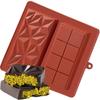 Dubai Chocolate Mold – Food-Grade Rectangular Chocolate Bar Mold, Baking Mold, Silicone DIY Craft Mold for Homemade Chocolates