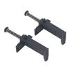 2 Pcs Brick Line Runner 9 To 12cm Clamping Engineering Plastic Wire Drawer Bricklaying Tool with Anti Slip Pad