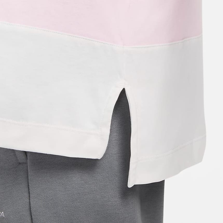 Nike Sportswear Men's Color Block Polo Shirt Pink FN3694-125