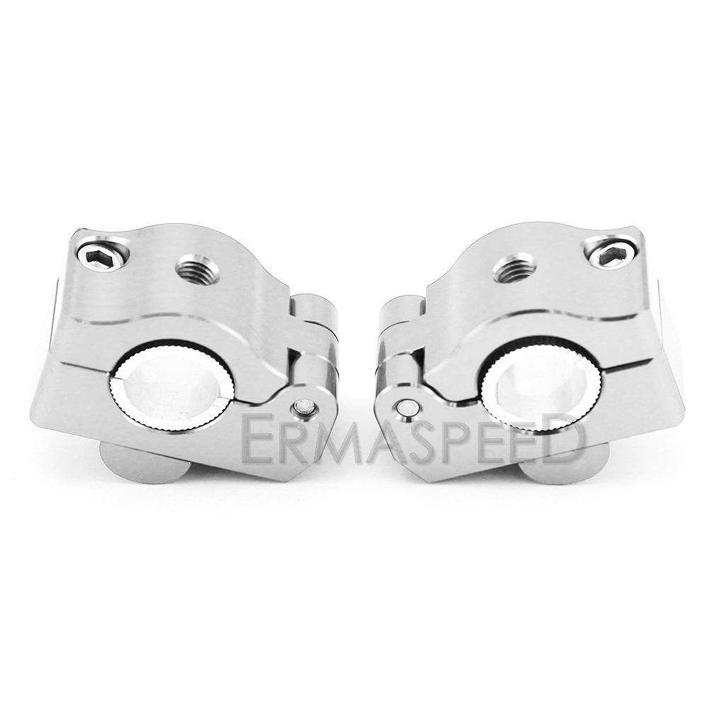 CNC Aluminum Motorcycle Handlebar Risers Universal 22mm 28mm Handle Bars Heightening Riser Mount Clamp For Dirt Bike MT09