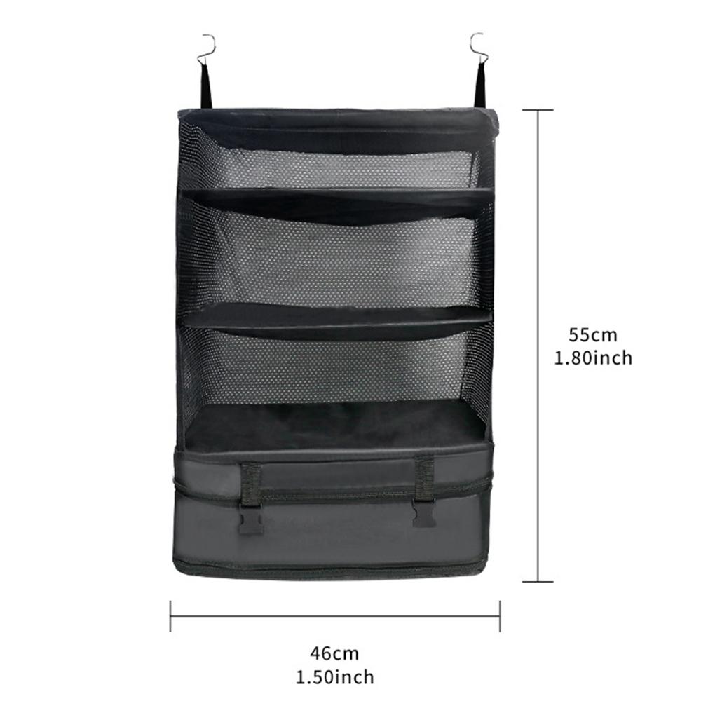 1PC Multi-Functional Clothing Travel Storage - Three-Layer Hanging Bag Travel Storage Bag Wardrobe Storage
