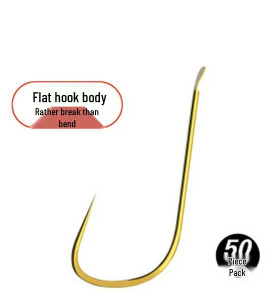 Bulk Stream Fish Hooks: Fine, Loose, Golden Sleeve, Barbed, Double, Finished Fishing Hooks