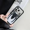 Creative Frosted Hollow Spider Case for iPhone 17 Pro Max - Trendy 3D Protective Cover for Apple 16