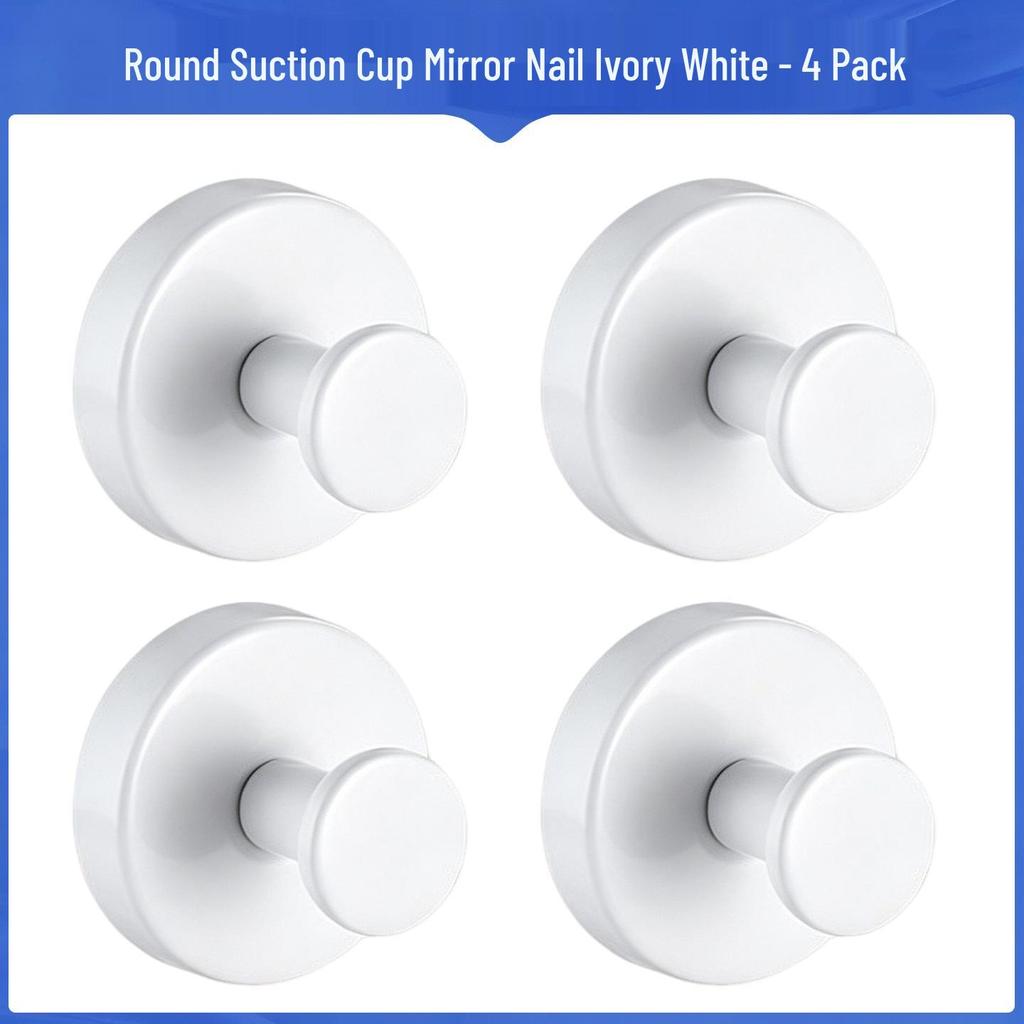 Stainless Steel No-Drill Suction Cup Hook for Kitchen & Bathroom