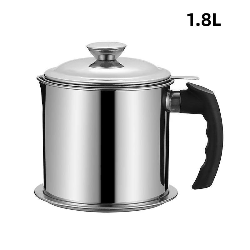 Pojemnik na smalec Bekonowy Pojemnik na olej kuchenny Puszka z sitkiem do przechowywania oleju po smażeniu mięsa i tłuszczu kuchennego