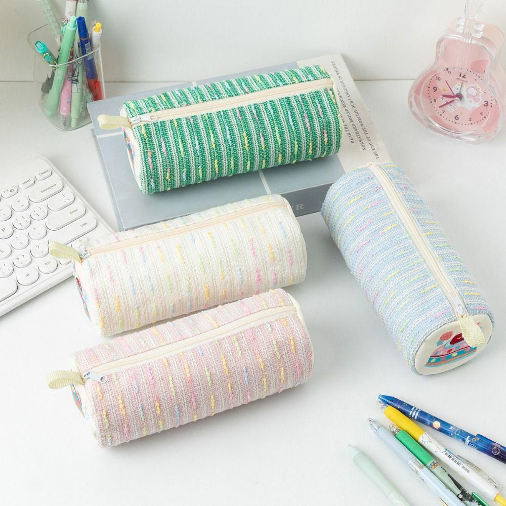 Soft Material Pencil Bag Floral Pattern Pencil Case Creative Pattern Pen Pouch School Stationery