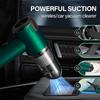 Car and home dual-purpose cordless vacuum cleaner, 3-in-1 rechargeable powerful handheld vacuum cleaner, 2000*2 battery