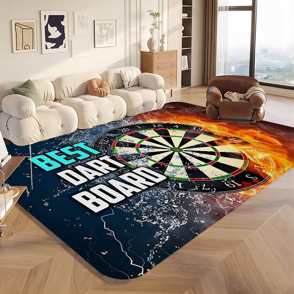 DARTS Dart Board Arrow Target Door Mat Kids Room Bedroom Decoration Balcony Anti-Slip Doormat Living Room Doormat Area Rug