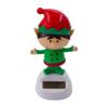 Car Ornament Creative Solar Swing Doll Shaking Santa Claus Gift Cartoon Christmas Gifts Car Decoration for Children