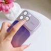 Ice gradual change glass for iphone17promax advanced sense large window mobile phone case apple 15 anti-drop cover