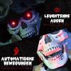 Halloween Ghost, Halloween Decoration, Sound Function, with Motion Sensor and LED Lights, 101 Cm X 64 Cm X 178 Cm