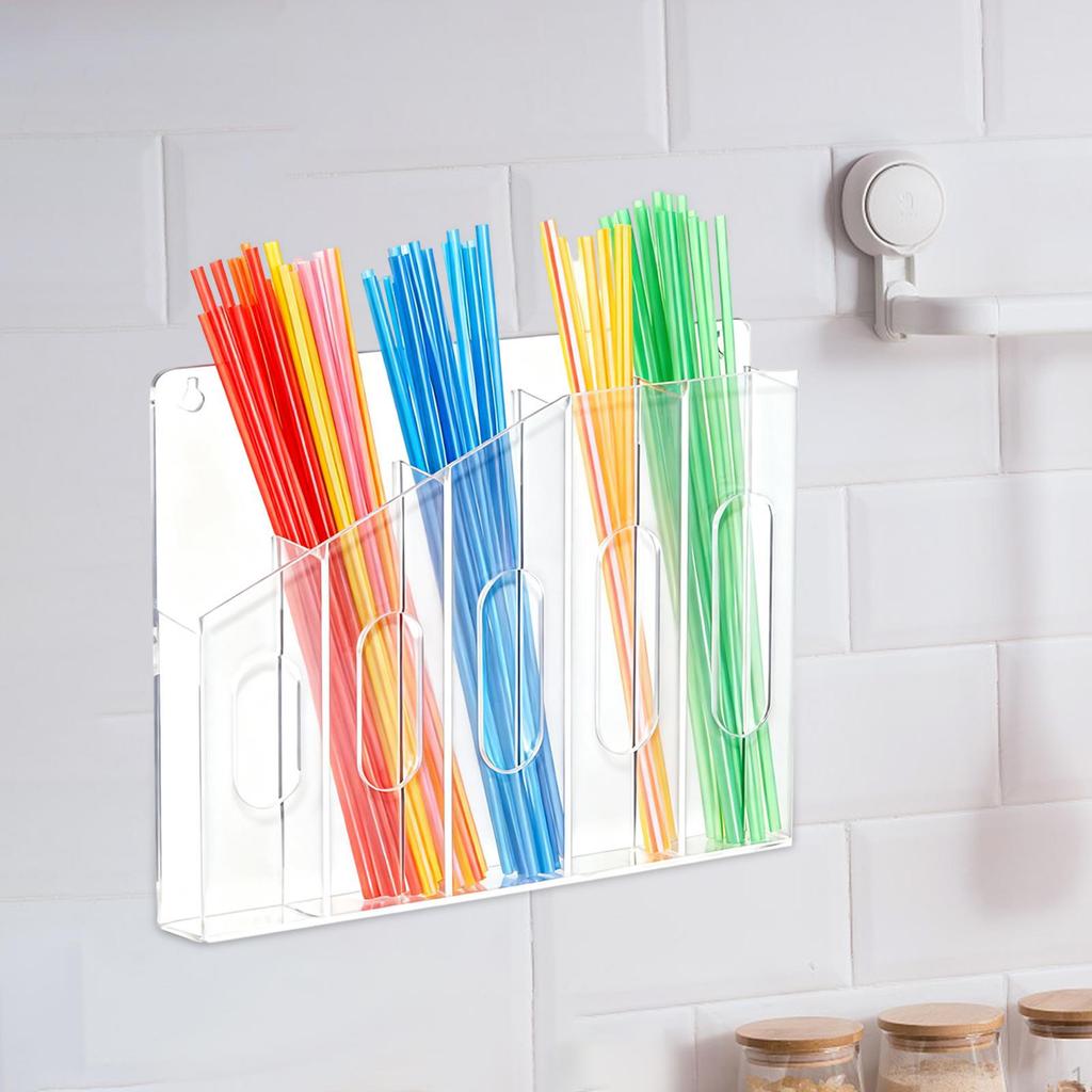 Acrylic Holder Display Stand Easy To Clean Kitchen Accessories Container Storage Rack for Counter
